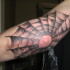 Spinnenweb tattoo