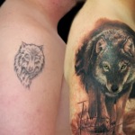 Cover up tattoo