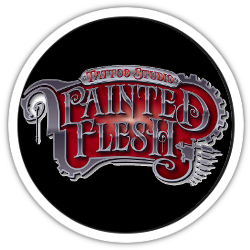 Logo Painted Flesh Tattoo