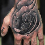 Hand tattoo