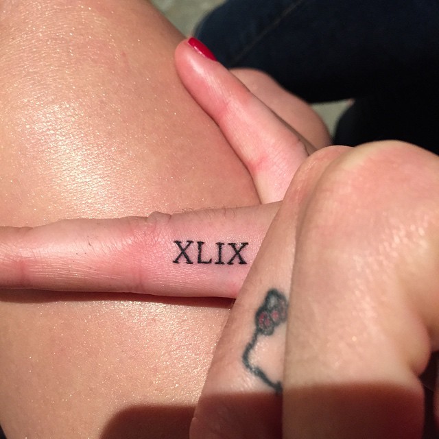 Katy Perry Super Bowl tattoo