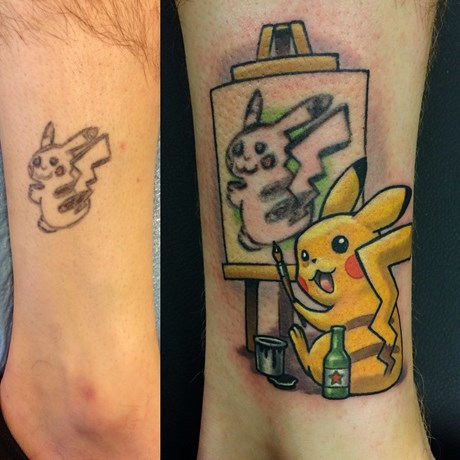 Pikachu tattoo