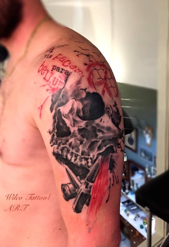 Tattoo van de dag door Wilco Scheve