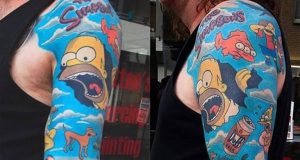 The Simpsons tattoo 1